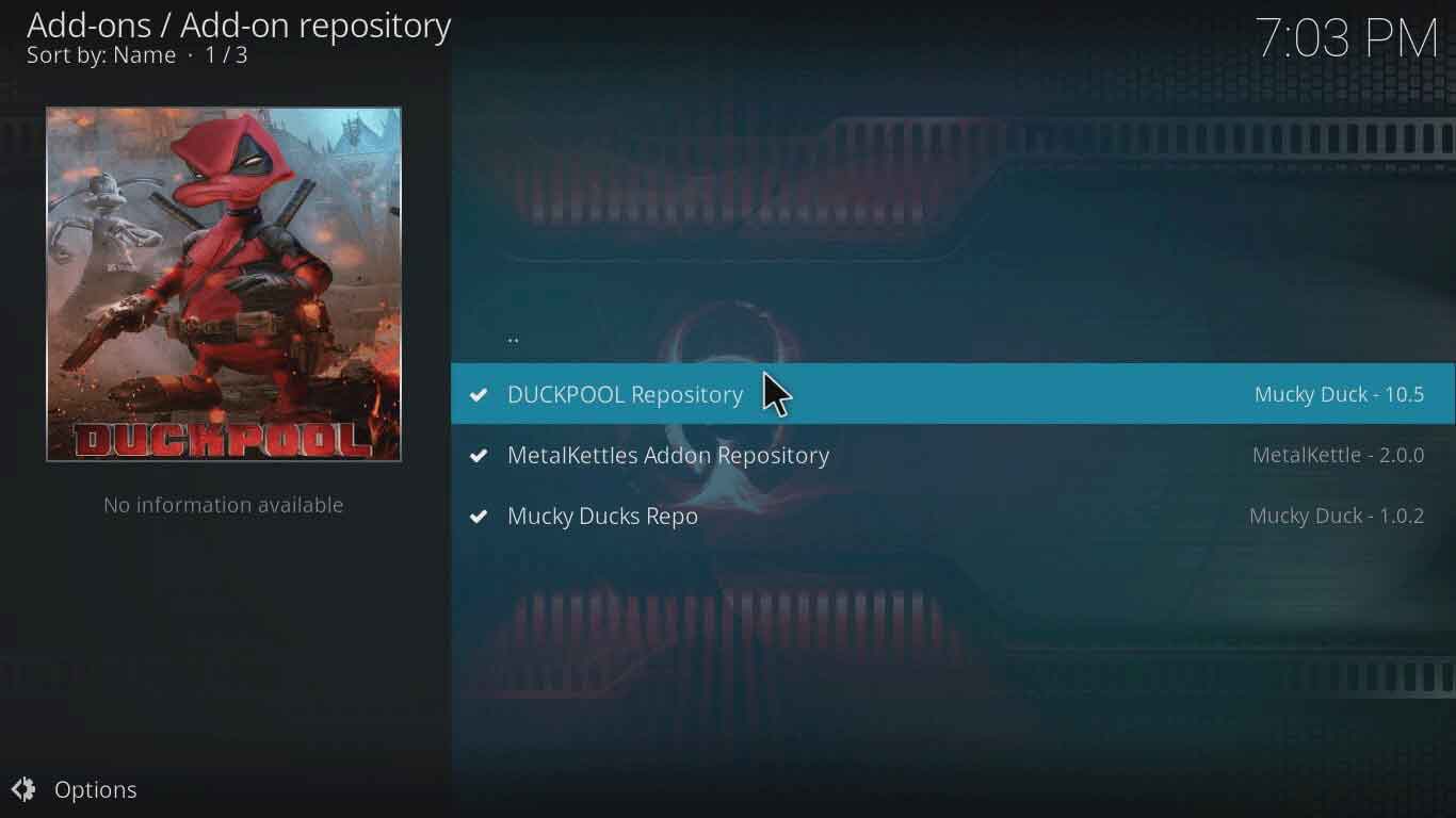 istream duckpool kodi ρυθμίσεις