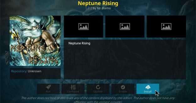 Neptune stygende kodi addon