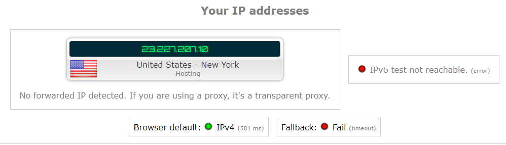 适用于Kodi的NordVPN IP泄漏测试
