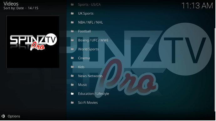 spinz tv pro video's