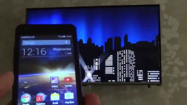 Kodi op Samsung Smart TV volgens Casting Screen-metode