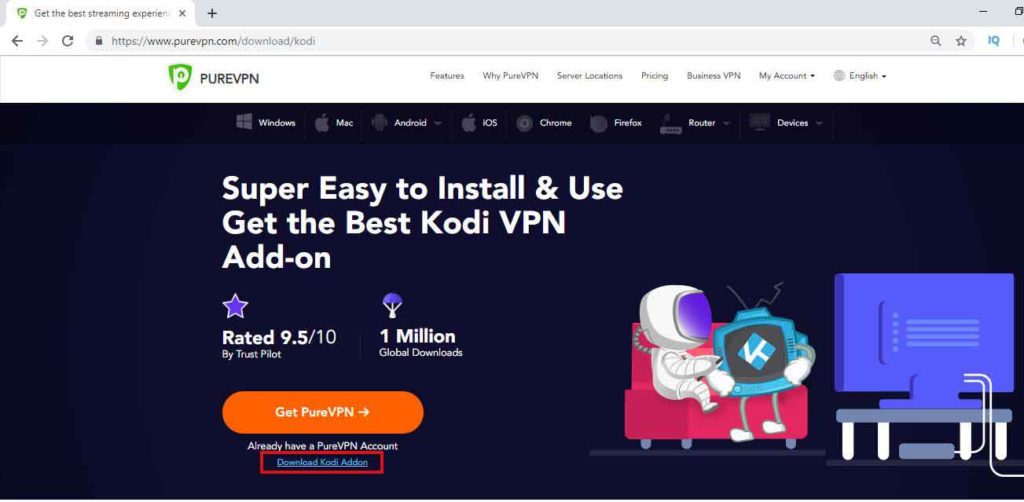 نحوه نصب VPN در Kodi Krypton 17.6